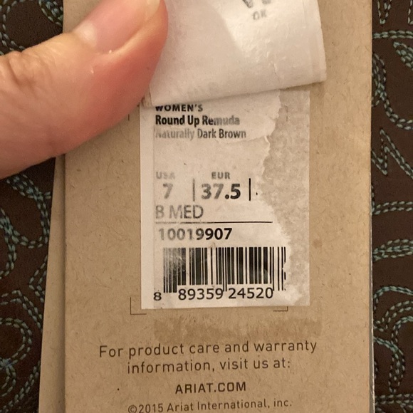 Ariat Round Up Remuda Western Boot NWT - Picture 6 of 11